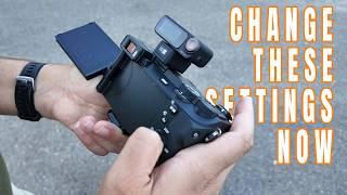 SONY A6700 - How to get smooth and stabilized footages - KIT LENS 16-50