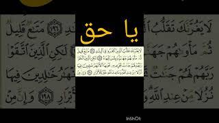 Surah Aale-Imran 196 to 198, 4rth para |  سورة آل عمران