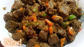 UPIKAJI MPYA WA MAINI / BEEF LIVER RECIPE QUICK AND SIMPLE