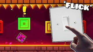 "I Beat "DASH" with A LIGHT SWITCH (Geometry Dash 2.2)