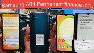 Samsung A04 Permanent finance lock remove SM-A045f Kgg lock permanent remove 1click  2024 mdm free