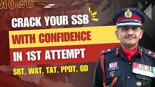 Crack Your SSB With Confidence In 1st Attempt | AOCC | Practise WAT, TAT, SRT, PPDT, GD & SD #ssb