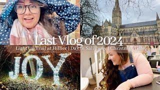 Last Vlog of 2024 | Light Up Trail | Day in Salisbury | Christmas Time Vlog