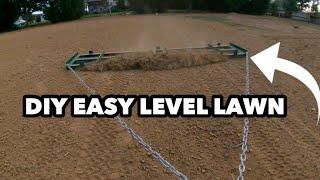 Easy DIY Lawn Leveling Tow Behind Drag Level