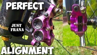 Brake caliper aligning A slightly different way | JustFrana 2019