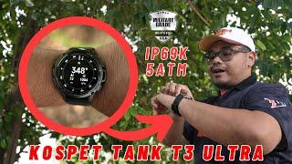 RM400 dapat Rugged Smartwatch IP69K, MIL-STD810H , siap boleh jawab CALL - Kospet Tank T3 Ultra