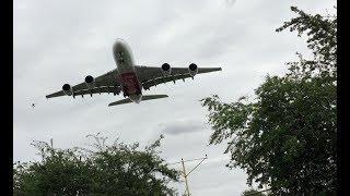 Filming Wide Bodies Aircraft under Glide slope with iPhone Impressive viewing spot London Heathrow