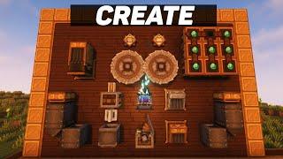 Guide to Create 1.18.2 - 1.19.2 #2 Crushing wheel, autocraft (minecraft java edition)