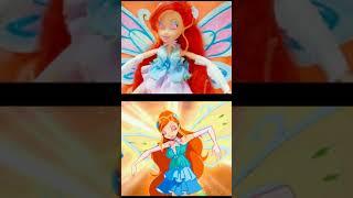 Winx Bloom enchantix doll and movie. Блум энчантикс сравнение куколки и из мультика #winxclub