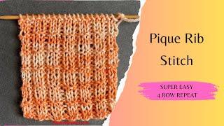 Pique Rib Stitch