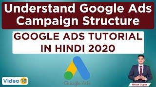 Google Ads Campaign Structure Explained | Google Ads Tips and tricks 2020 | Google Ads Course Hindi