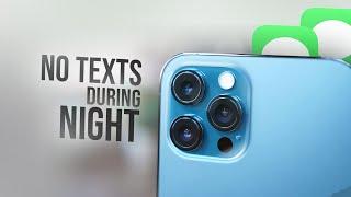 How to Turn Off Text Notifications on iPhone at Night (tutorial)