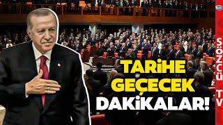 Meclis'te Tarihi Anlar! Özgür Özel ve CHP Grubu Erdoğan'ı Ayakta Karşıladı! Unutulmayacak Dakikalar