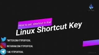 How To set Terminal Shortcut in Kali Linux