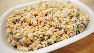 DEPOIS DESSA RECEITA VOCÊ SÓ VAI FAZER SALADA DE MACARRÃO ASSIM! SUPER FÁCIL! - Isamara Amâncio