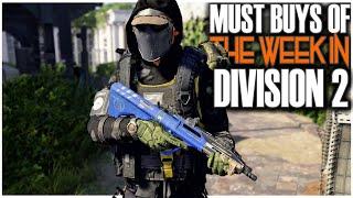 BUY THESE ITEMS NOW IN THE DIVISION 2 PLUS 1 EXTRA ITEM YOU MIGHT NEED