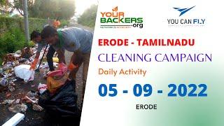 05th Sep 2022 Eliminate Plastics -  Cleanup Drive by Yourbackers Foundation Erode