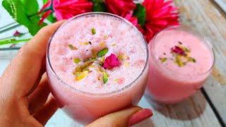 Gulkand shake | Gulkand milk shake recipe | Rose petals shake