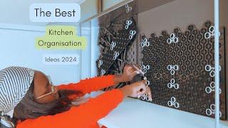 Kitchen Organization ft IKEA Uppdatera Organizing rack|Clean and Organizing the Kitchen Cabinets