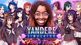 Yandere Simulator 1980s Mode MARATHON (ALL 10 RIVALS)