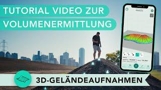 Tutorial | Volumenkalkulation, 3D-Geländeaufnahmen, topografische 2D-Darstellung & mehr