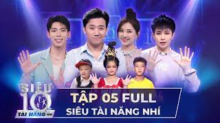 SIÊU TÀI NĂNG NHÍ TẬP 5 FULL | Trấn Thành, Hari Won, Erik lăn xả hết mình trong game show 2020 STNN