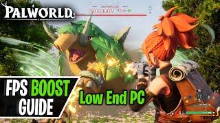 PalWorld Low End PC Config FPS Boost, Lag Fix and Stutter Fix 2024 |  Optimized for Best Performance