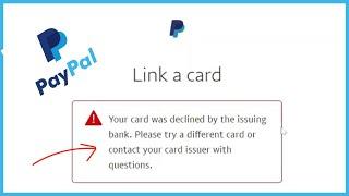 How to Fix Credit Card Declined on Paypal?