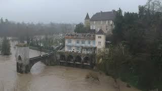 Inondations 2022 Sauveterre de Béarn