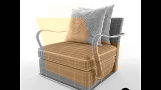 Promemoria Augusto armchair 3D model from CGTrader.com