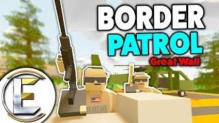 Border Patrol Great Wall - Unturned Roleplay (Checking Train Cargo As It's Maximum Security)