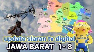 Frekuensi Terbaru kanal siaran tv digital Seluruh Jawa Barat 2024