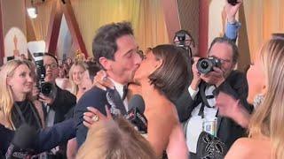 Halle Berry plants revenge kiss on Adrien Brody