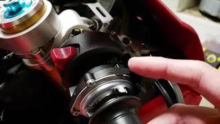 Eliminating Throttle Play - Ducati Spacers - 2020 Ducati Panigale V4 R