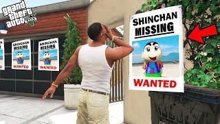GTA 5 : Franklin Try To Find Lost Shinchan In GTA 5 ! Shinchan Missing In GTA 5
