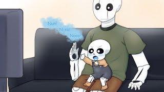 Baby Sans and Dadster【 Undertale Comic Dub Compilation 】