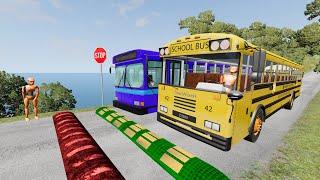 Buses vs Massive ️ Speed Bumps️ #15 – BeamNG.Drive