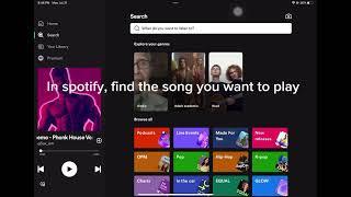 How to play any Spotify song over Roblox Games(Iphone/Ipad Devices)(No Backtap Compatible)