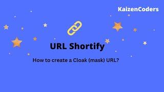 Create Cloak URL