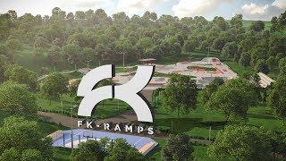 Concrete skatepark render | Проект скейтпарка от FK-ramps