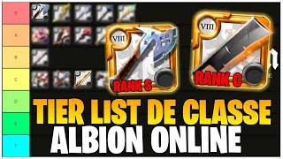 NOVA TIER LIST DE CLASSE ATUALIZADO!! | Albion Online