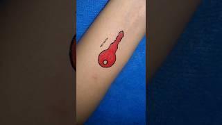 DIY KEY TATTOO ️️ #new #trend #viral #ytshorts #amazing #2k23 #key