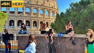 A Roman Autumn Walk- 2024  A Stroll Through Rome's Charming Streets [4K HDR]