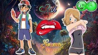 Ash kiss Serena ||pokegirls kisses#pokemon #mode #comment