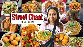 I only ate Street CHAAT for 24 Hours | Food challenge | Best Indian Street Chaat