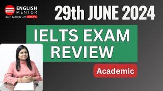 IELTS Exam Review 29th June 2024