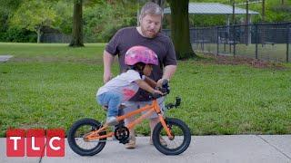 Will and Zoey Practice Bike Riding | The Little Couple