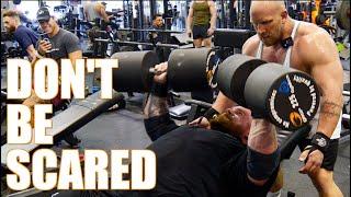 You Can't Be Scared To Lift - Brandon Barrow & Garrett Danzey | CHEST TRAINING