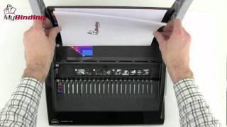 GBC CombBind C20 Plastic Comb Binding Machine Demo - 1-800-944-4573