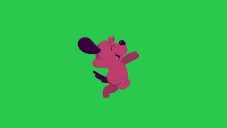 Cartoon Dog Running And Jumping Green Screen With Download Link